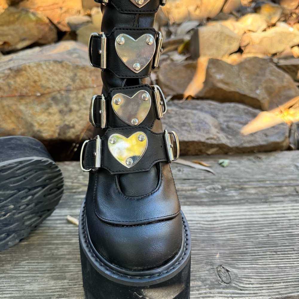 Demonia Lovesick Trinity Boots - Picture 9 of 11